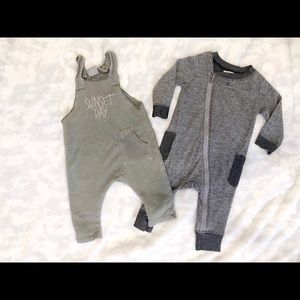 Zara Baby Jumpsuit and Cat&Jack Baby Onesie